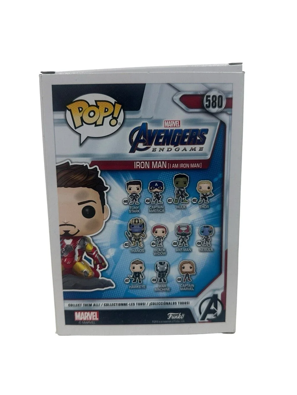 Funko POP! Iron Man [I Am Iron Man] Marvel Avengers Endgame #580 [GITD PX Exlc.]